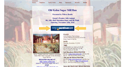 Desktop Screenshot of oldkoloasugarmillrun.org