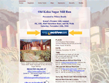 Tablet Screenshot of oldkoloasugarmillrun.org
